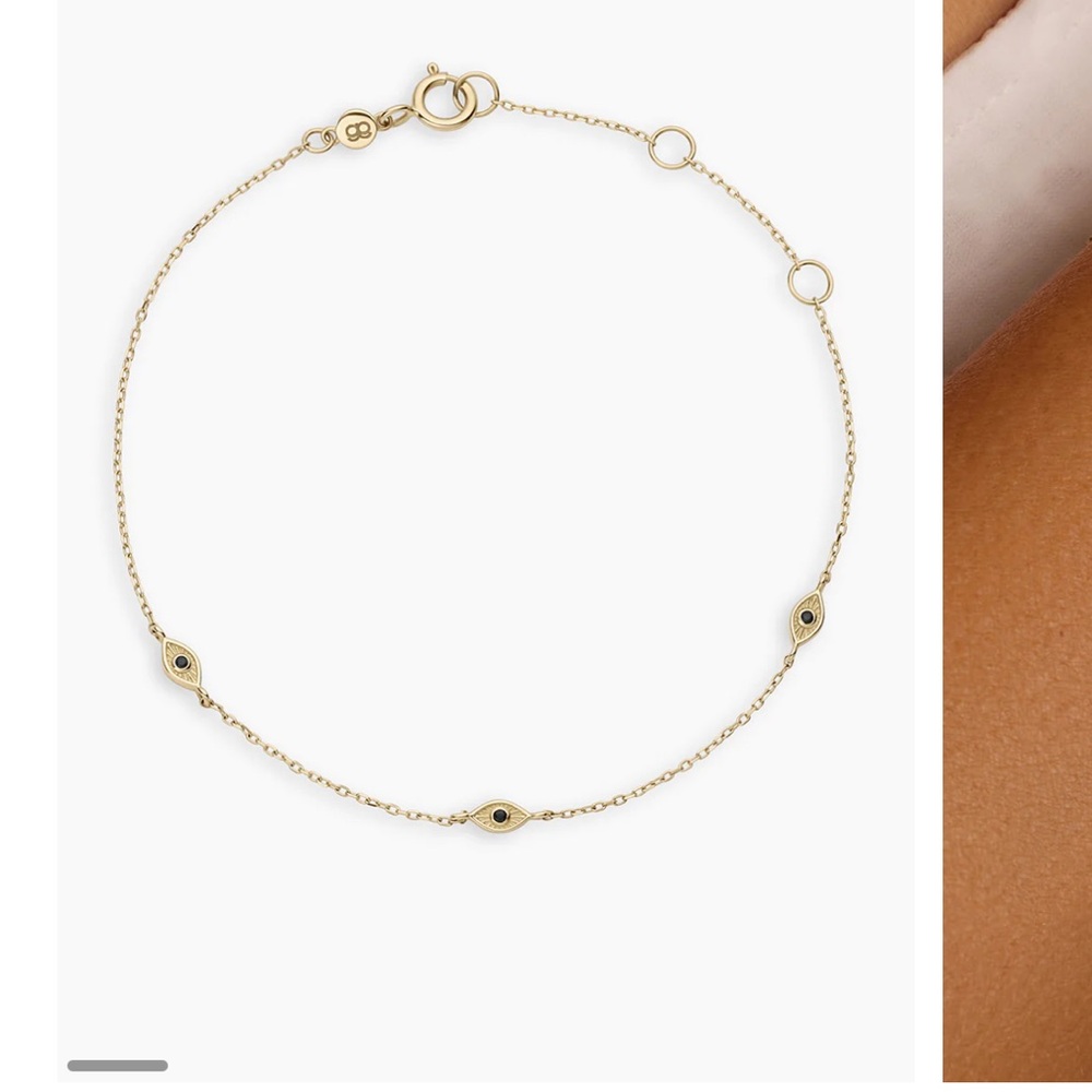 Gorjana Fine Evil Eye Bracelet
